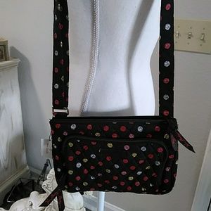 Vera Bradley Little Hipster Havana Dot Purse